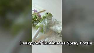 Plastic continuous spray bottle 