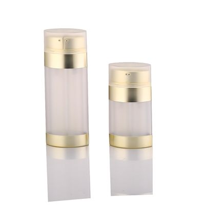 Buy Airless Bottle 30ml 60ml  Double Chamber Plastic Cosmetic Containers ODM Vacuum Cosmetic Bottle online manufacture