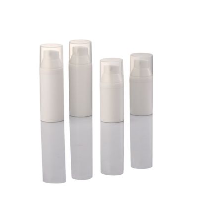 Buy 30ml White PP Airless Cosmetic Bottles Travel Empty Lotion Bottle With Pump online manufacture