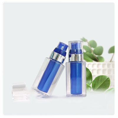 Buy PETG airless pump bottle Dual chamber plastic bottle square bottom online manufacture