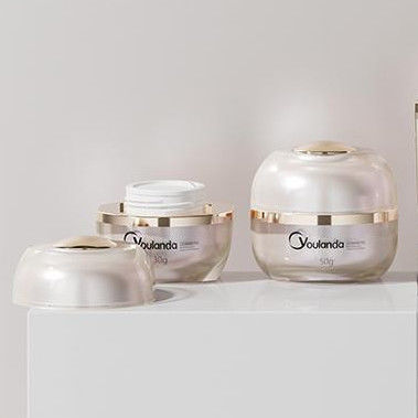 Buy Customized Acrylic Empty Cream Container 30g 50g Mask Double Wall Cream Jar online manufacture