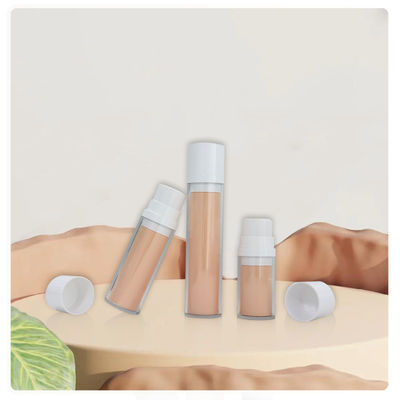 Buy Body Lotion PETG 50ml Airless Pump Bottles Set Plastic Recyclable Skincare Packaging online manufacture