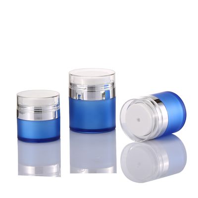 Buy 15ml 30ml 50ml PP Center Out Jar Facial Cream Jar Empty Airless Cosmetic Container online manufacture