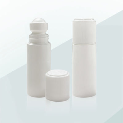 Buy Safety Lock 73ml White PP Empty Roll On Bottle Roll On Perfume Bottles With Child Lock online manufacture