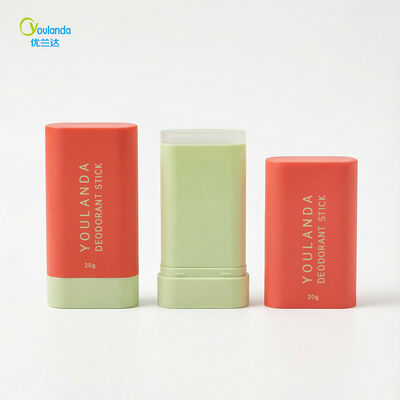 buy Custom 15g Deodorant Packaging 20g Empty Oval Deodorant Stick Container Refillable Round Twist Up Tubes Packaging For Deodorant Stick online manufacture