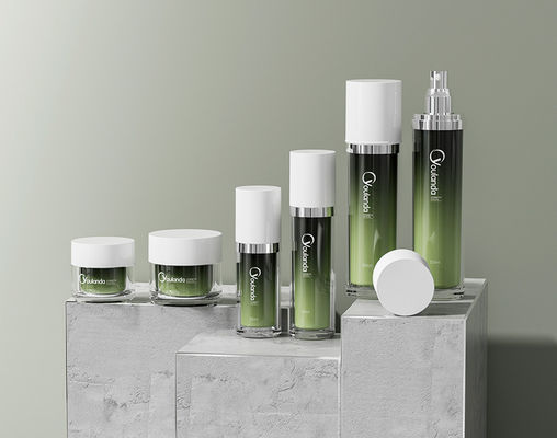 30ml 50ml 120ml Acrylic Facial Cream Jar And Lotion Bottle Set Cosmetic Packaging Bottle