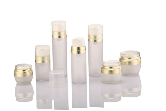 50ml To 150ml Lotion Frosted Airless Pump Bottle Empty Makeup Jars For Shower Bottle