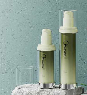 Replacement Lotion Plastic Airless Bottle Face Cream Jars For Skincare Product 3pcs