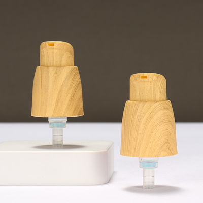 Outer Spring Airless 0.25cc Plastic  Lotion Pump Hand Lotion Pump With Wood Grain