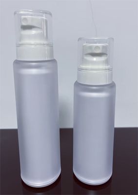 Frosted Semi Transparent Fine Mist Hair Spray Bottle 100ml 120ml Ultra Fine Continuous Mist Sprayer For Hair Care