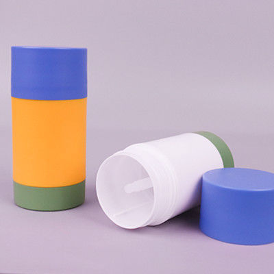Empty 50g Plastic Deodorant Tubes Biodegradable Deodorant Containers 50g