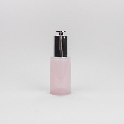 Customizable 30ml PETG Pink Dropper Bottles  Dropper Container With Press Top Dropper