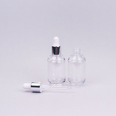 13/410 PETG Skin Care Dropper Tiny Dropper Bottle With Rubber Dropper Head