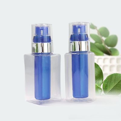 30ml 90ml Lotion Pump Bottle PETG Dual Chamber Plastic Lotion Bottle