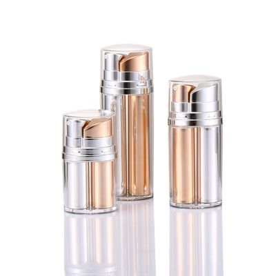 Plastic Airless Bottle  Double Tube Airless Pump Bottles Skincare Vacuum Bottles 10ml 20ml 30ml