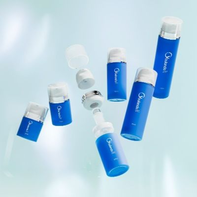 Airless Bottle 30ml 50ml 80ml 00ml 150ml  200mlPlastic Airless Bottle PP Airless Bottle Set With 10 Pump Head