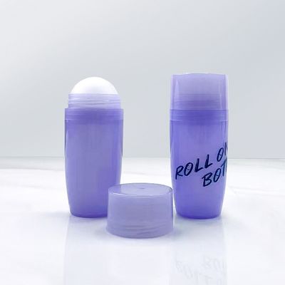PP 50ML Empty Roll On Bottles For Essential Oils Plastic Roll On Bottles Roll On Deodorant Bottles