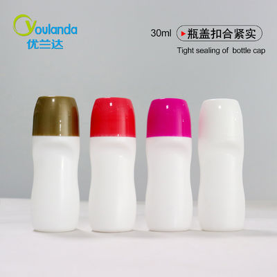 pp Eco-Friendly 30ml Plastic Roll-On Bottle 1OZ Special-Shaped Bottle Liquid Roller Bottle