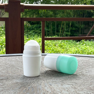Refillable Roll On Perfume Bottles Plastic With Cap , Clear Roll On Bottles For Essential Oils