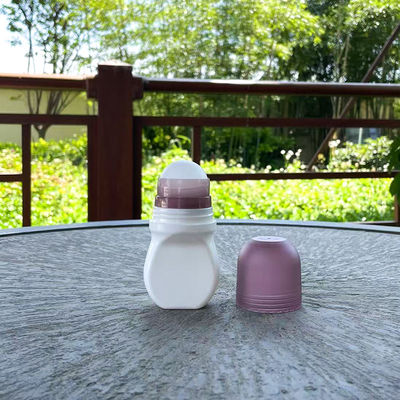Flat 75ml Perfume Empty Roll On Bottle Colorful Underarm Deodorant Roller Bottle Container