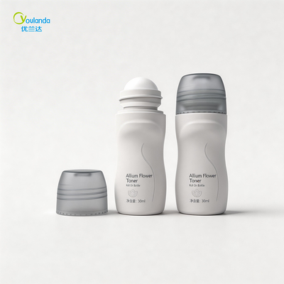 30ml Slender Roll On Bottle Cute Plastic Roller Ball Bottle Refillable Travel Essential Oil