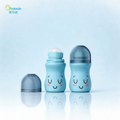30ml All Plastic Roll On Bottle For Serum Essential Oil Cosmetic Packaging Metallic Roll On Bottle