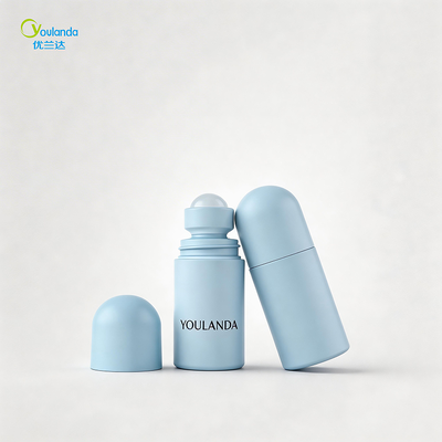 50ml Electroplated Roller Bottle PP Silver Roller Bottle For Hair Body Care Custom Printing